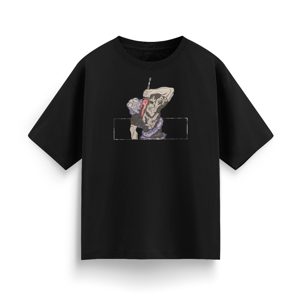 Oversized Toji Black T-shirt